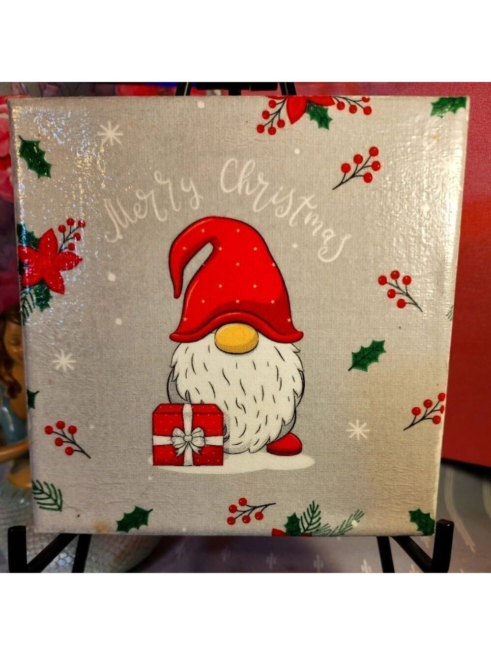DECOUPAGE CANVAS PRINTS GNOME 